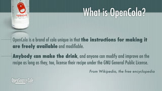 OpenCola | PDF | Gardening | Home & Garden