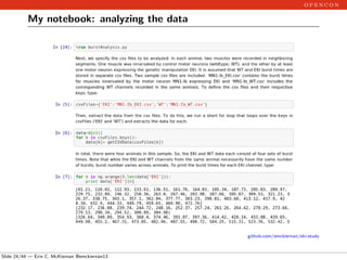 o p e n c o n
My notebook: analyzing the data
github.com/emckiernan/eki-study
Slide 24/44 — Erin C. McKiernan @emckiernan13
 