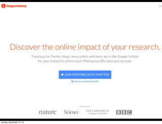 Sunday, November 13, 16
 