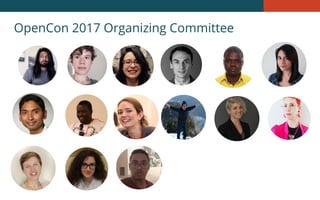 OpenCon 2017 Organizing Committee
 