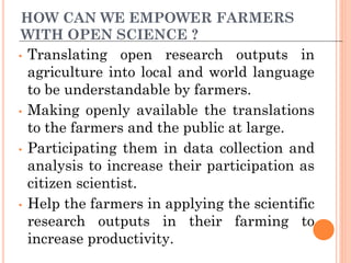 Translating Open Agricultural Research to Local & World languages for Ethiopian Farmers to Promote Citizen Science - Solomon Mekonnen - OpenCon 2017