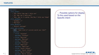 Open conversational ai framework for building contextual chatbots and ...
