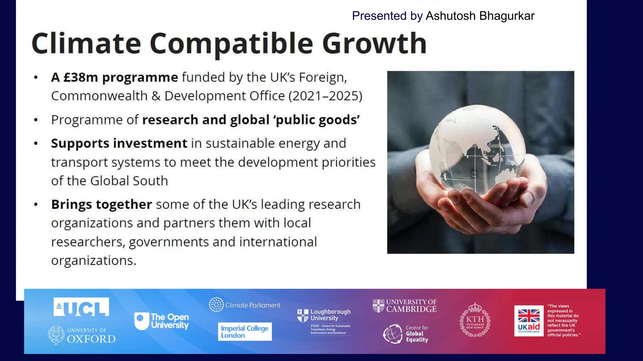 Presented by Ashutosh Bhagurkar
 