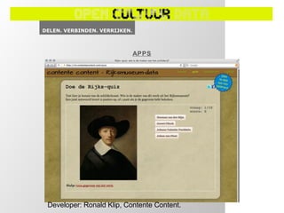 APPS




Developer: Ronald Klip, Contente Content.
 