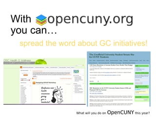 OpenCUNY Presskit