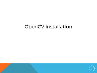 OpenCV - Image processing | PDF