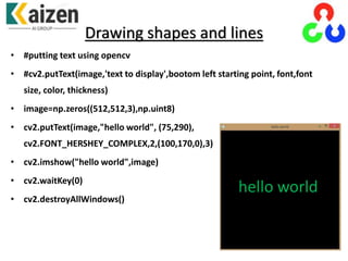 Open CV library In Python_Vahid ebrahimian.pptx
