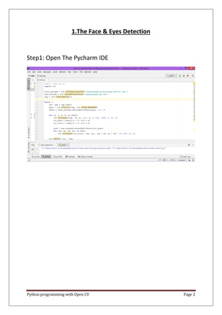Python OpenCV Real Time projects | PDF