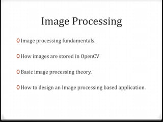 OpenCV with android | PPTX