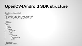 Open cv with android