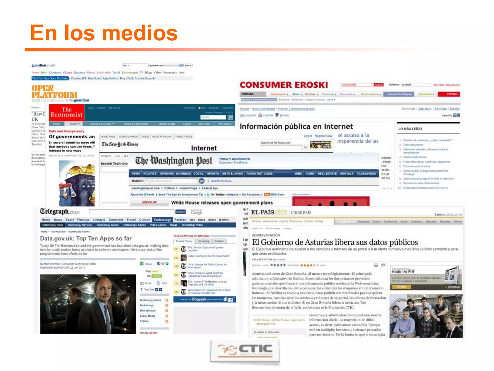 Open data: estrategiaPolíticaMisiónOrganizativaGestión del cambio y capacitaciónSeguridad, integridad, calidadNormativa y legalLeyes, LicenciasTécnicaFuente autorizada, confianzaPersistencia y versionesSistemas legados, estandarizaciónDe oportunidadDinamización