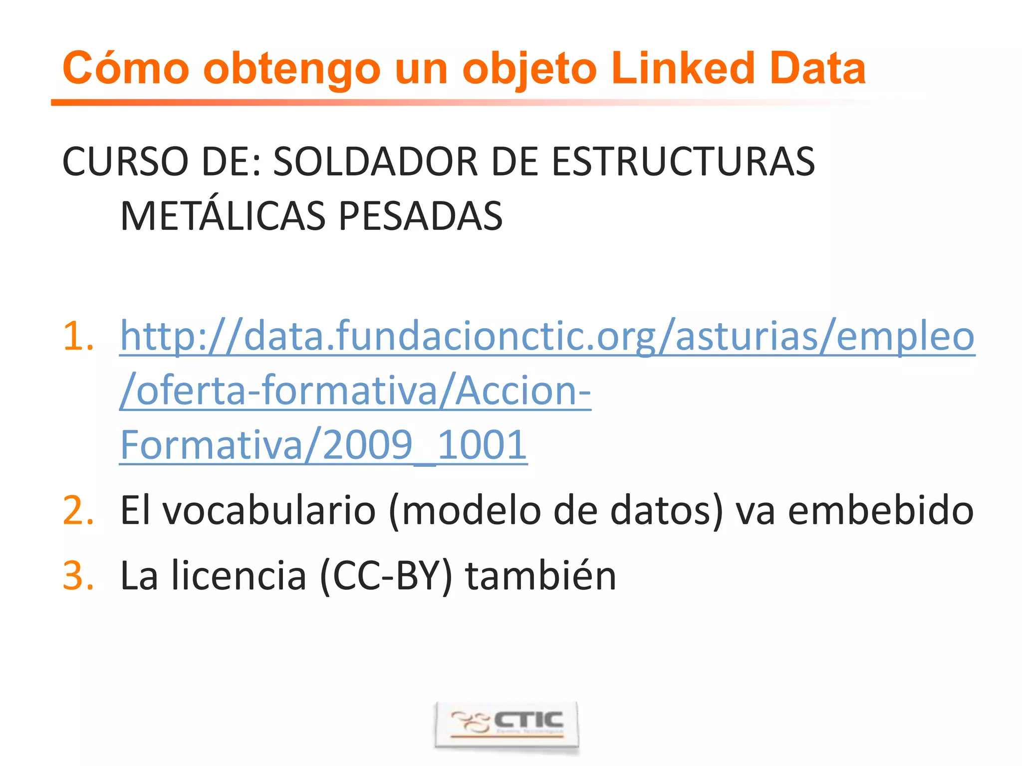 Y las “cosas” se enlazan y relacionan…cosa/21 es parte de la …cosa/37http://…/cosa/15http://…/cosa/37http://…/cosa/21http://…/cosa/43