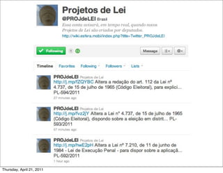 Thursday, April 21, 2011
 