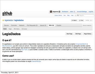 Thursday, April 21, 2011
 