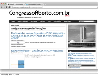 Thursday, April 21, 2011
 