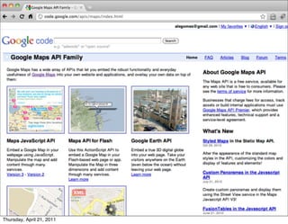 Thursday, April 21, 2011
 