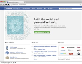 Thursday, April 21, 2011
 