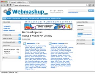 Thursday, April 21, 2011
 