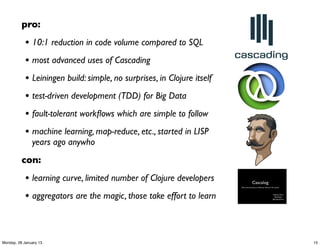 Machine Learning Cascading Using Cascalog to build an app based on City of Palo Alto Open Data | PDF