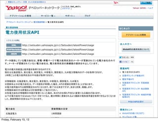 Developers
         Summit




                          Developers Summit 2013 Action !

Friday, February 15, 13
 