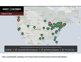 http://usatoday30.usatoday.com/news/nation/smelting-lead-contamination#sites/ 
 