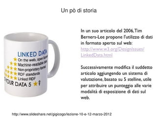 Un pò di storia 
http://www.slideshare.net/gigicogo/lezione-10-e-12-marzo-2012 
 