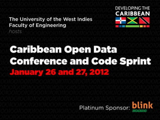 Open Data – Catalyst for Caribbean Open Innovation   www.congresswbn.org
 