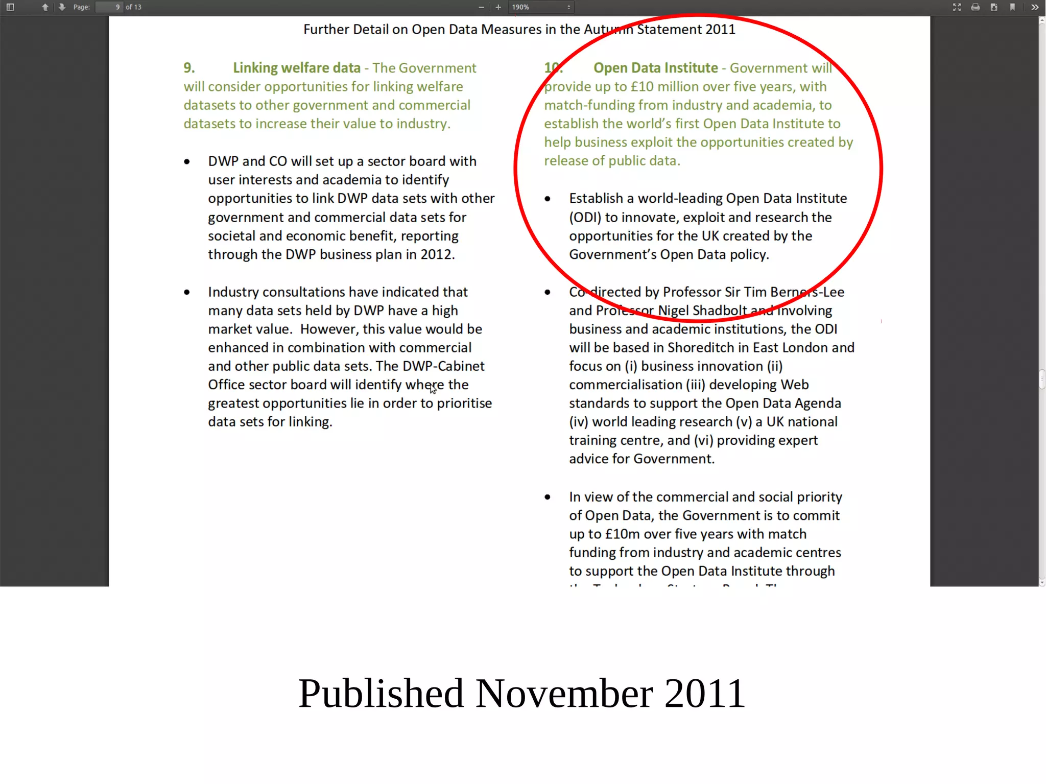 Published November 2011

 