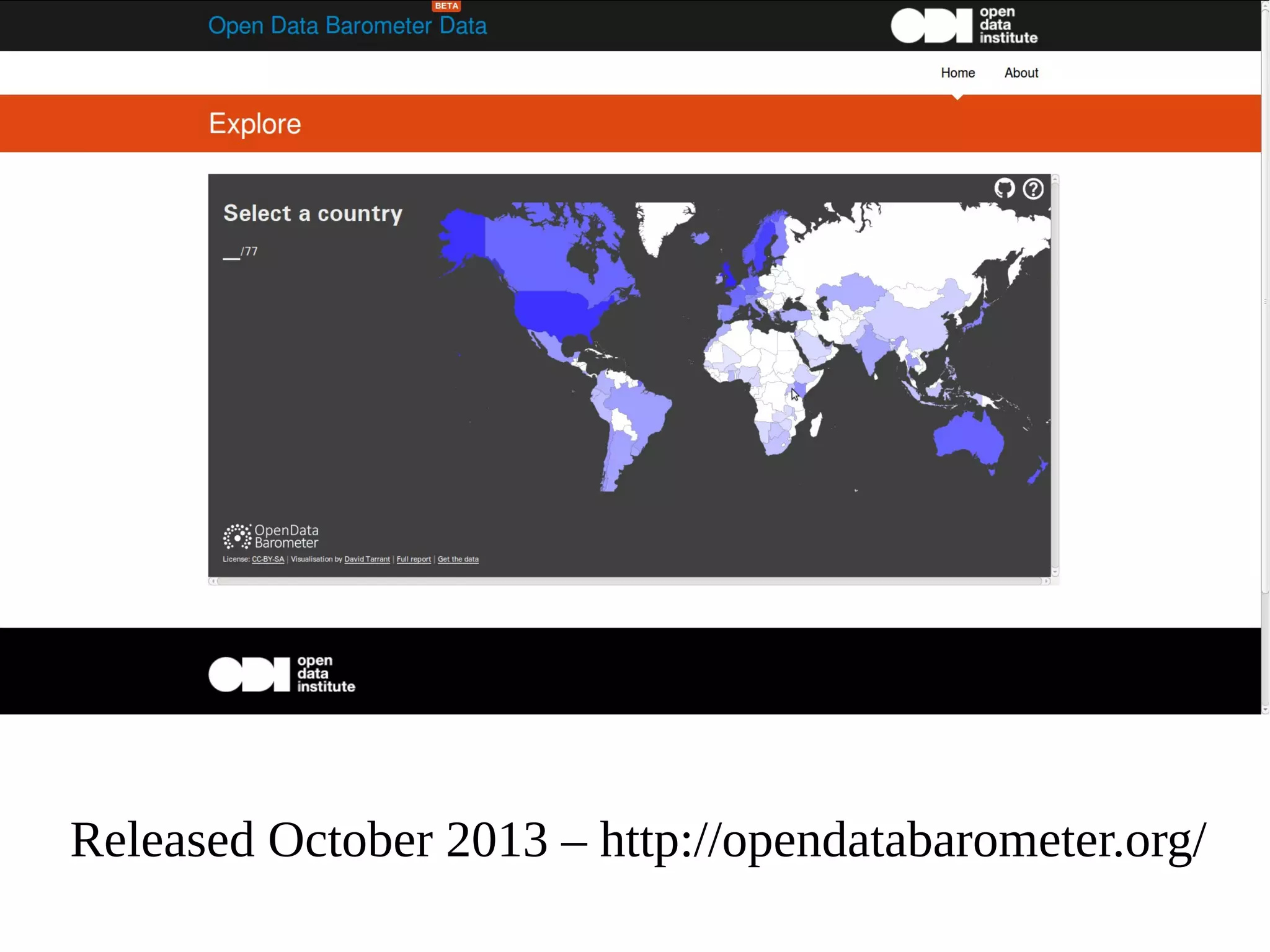 Released October 2013 – http://opendatabarometer.org/

 