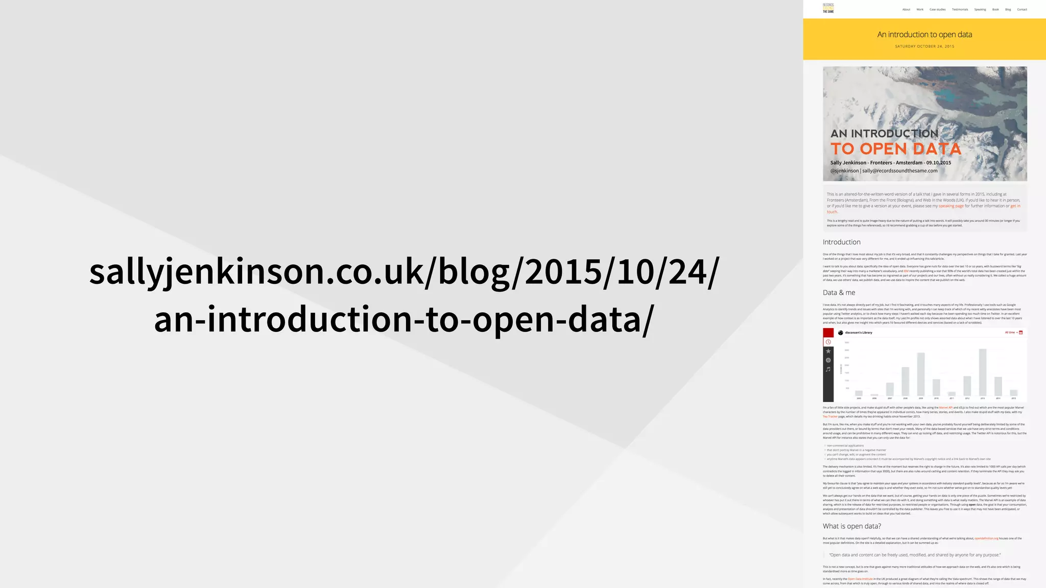 sallyjenkinson.co.uk/blog/2015/10/24/
an-introduction-to-open-data/
 