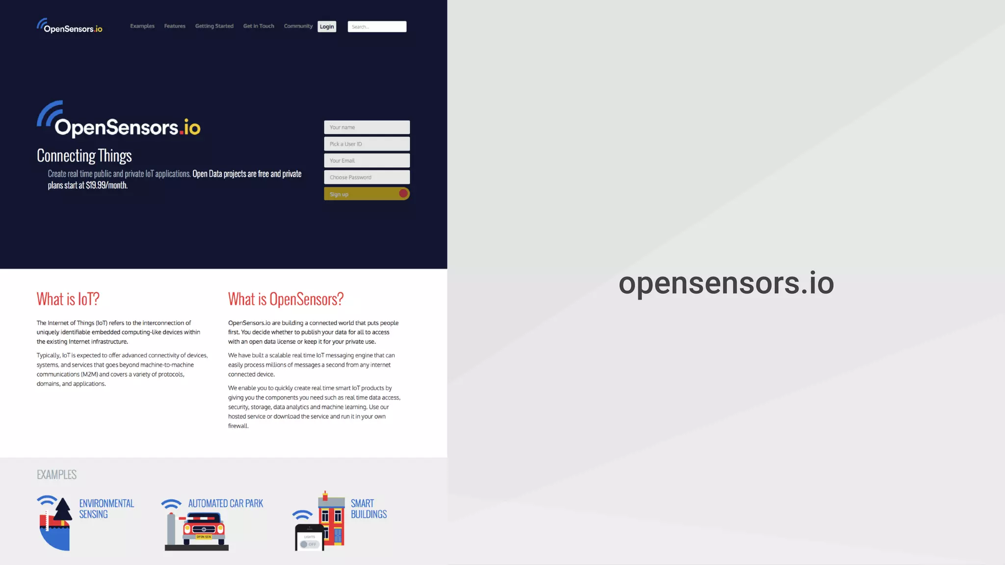 opensensors.io
 