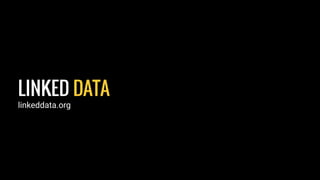 LINKED DATA
linkeddata.org
 