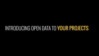 An introduction to open data