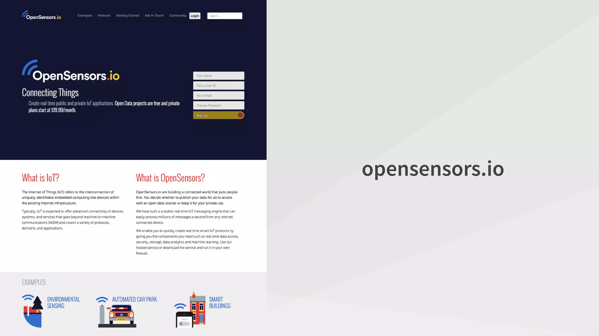 opensensors.io
 
