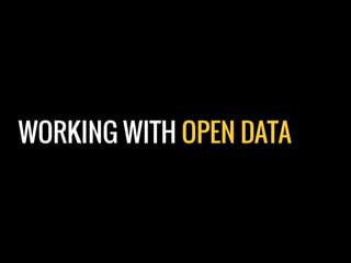 Open Data: Open Your Mind
