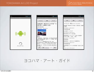 YOKOHAMA Art LOD Project

ヨコハマ・アート・ガイド
13年12月13日金曜日

38

 