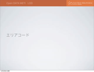 Open DATA METI LOD

エリアコード

14年3月8日土曜日

 