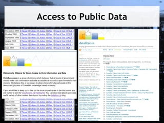 Access to Public Data

 