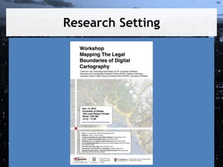 Research Setting
R
Research Data Consultations
 