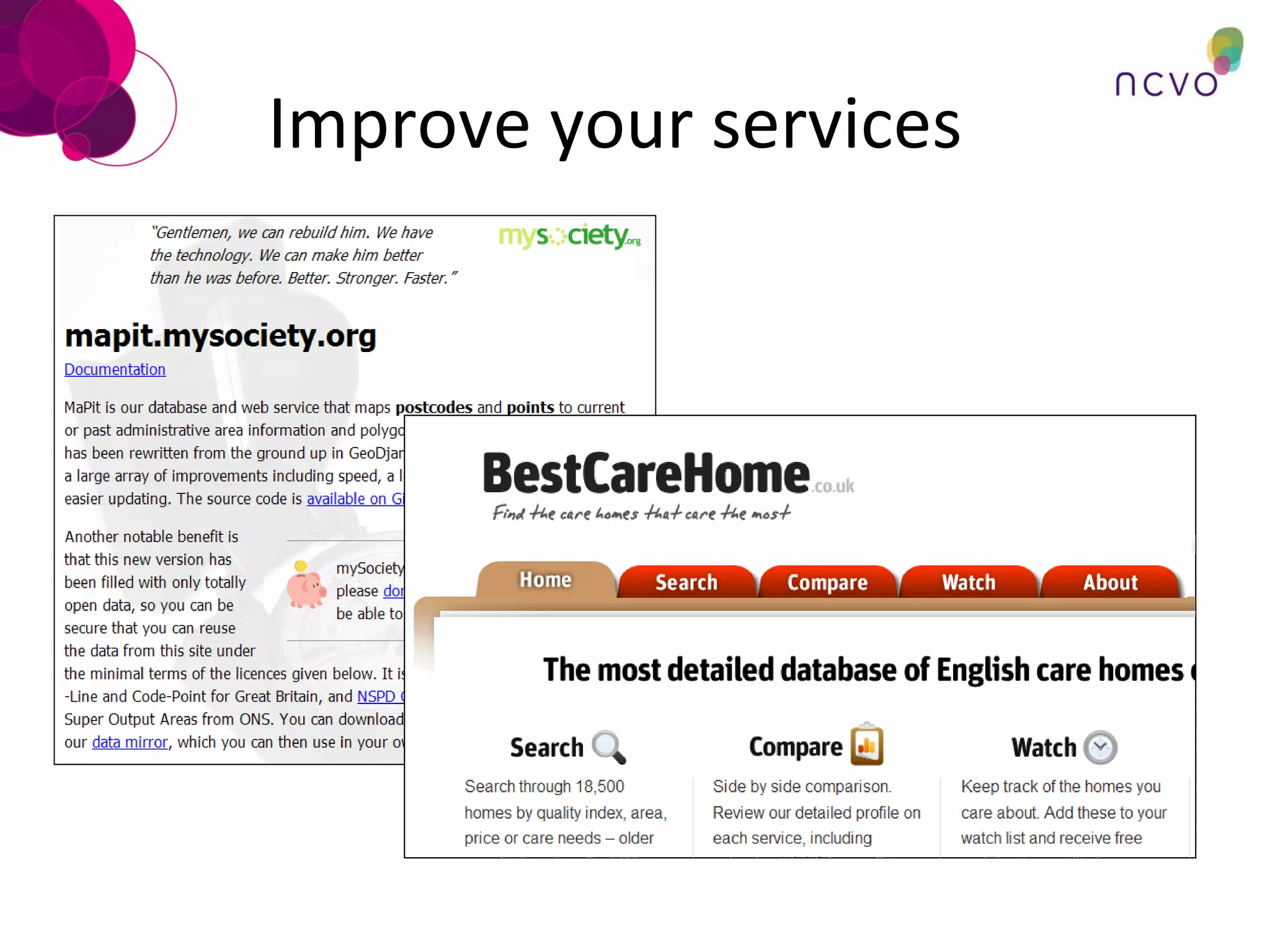 Improve your services 