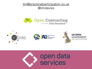 tim@practicalparticipation.co.uk
@timdavies
 