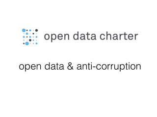 open data & anti-corruption
 