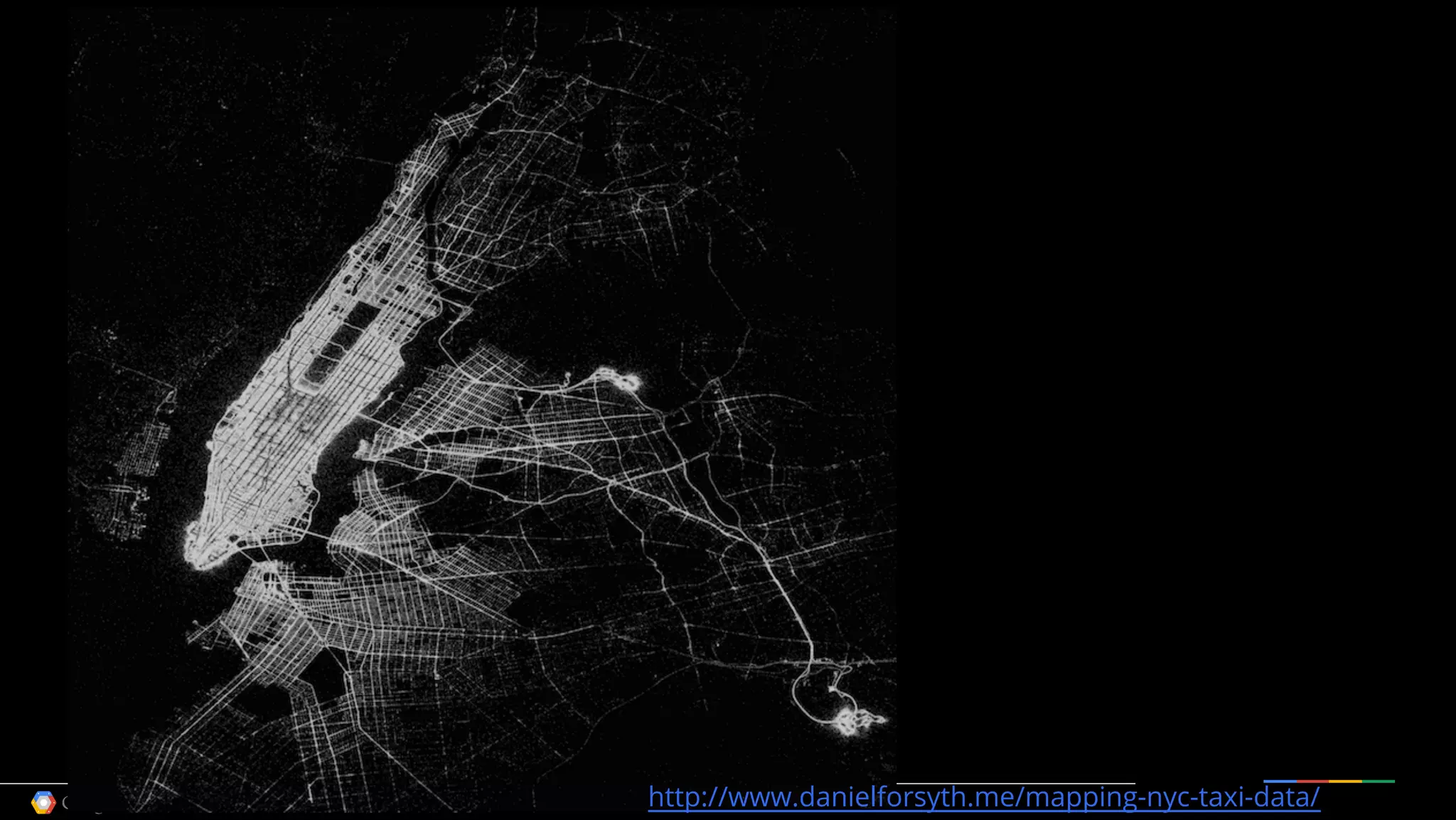 Google confidential │ Do not distributehttp://www.danielforsyth.me/mapping-nyc-taxi-data/
 