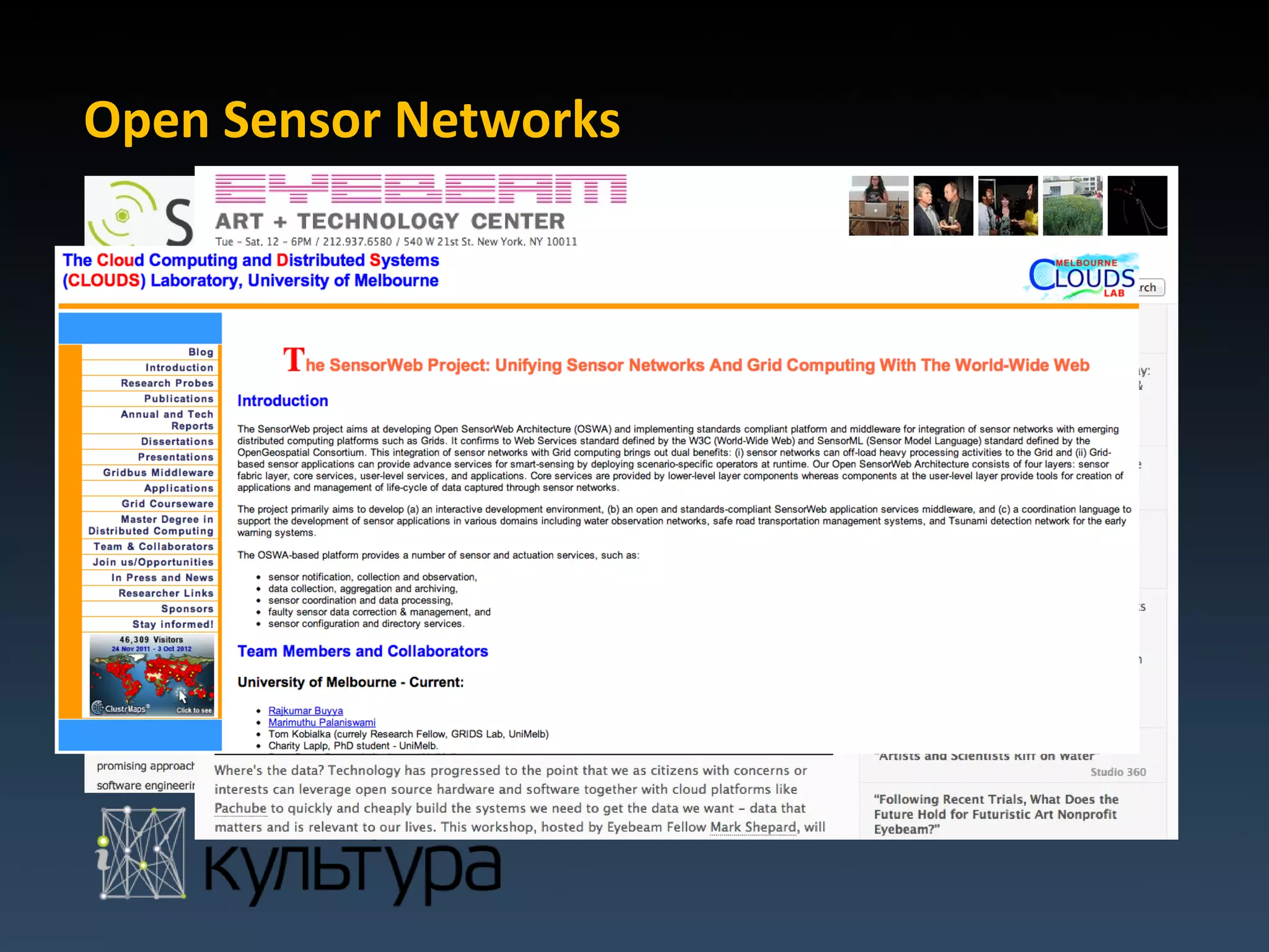 Open Sensor Networks
 