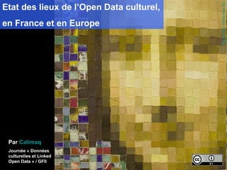 Etat des lieux de l’Open Data culturel,




                                          Par Pete Shacky. Source Flickr.
en France et en Europe




 Par Calimaq
 Journée « Données
 culturelles et Linked
 Open Data » / GFII
 