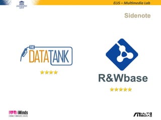 ELIS	
  –	
  Mul*media	
  Lab	
  
Sidenote
R&Wbase
 