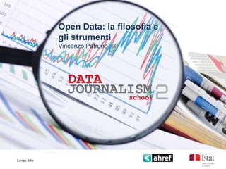 Open Data: la filosofia e
              gli strumenti
              Vincenzo Patruno




Luogo, data
 