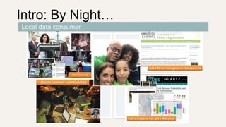 Intro: By Night…
Local data consumer
 
