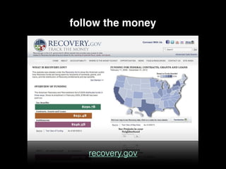 follow the money
recovery.gov
 
