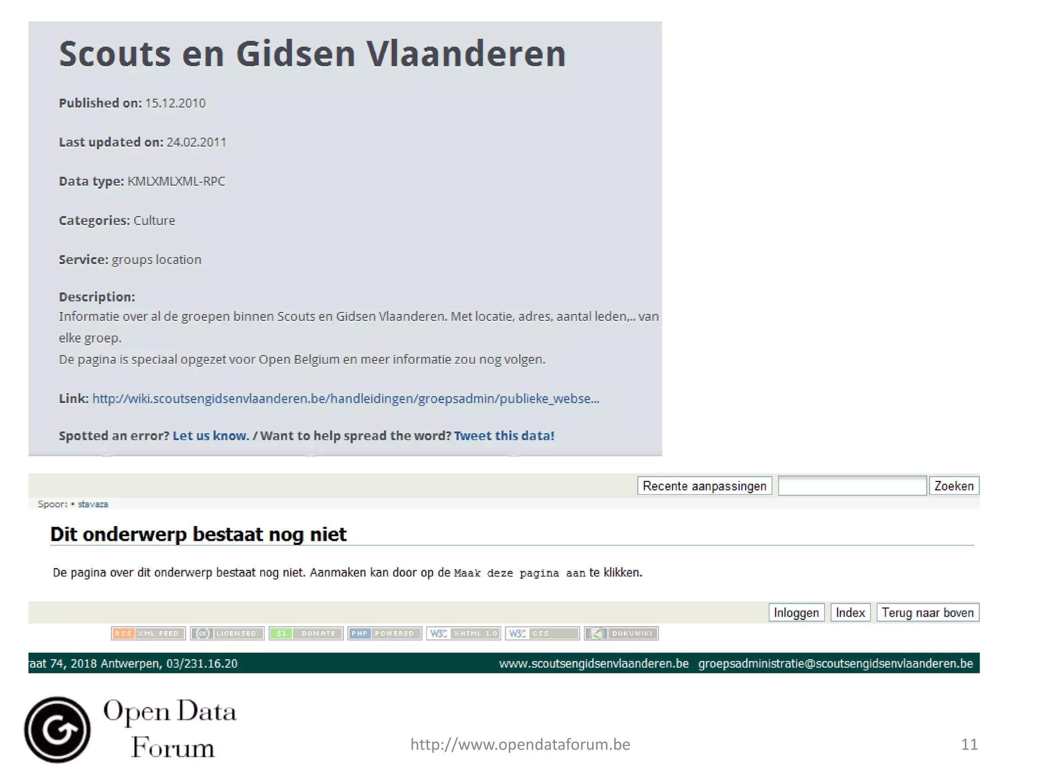 http://www.opendataforum.be   11
 